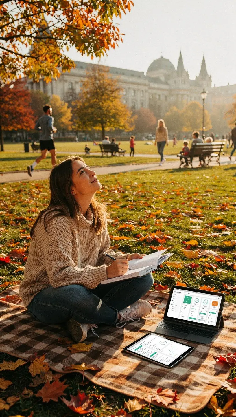 Laptop képernyőjén megjelenő pénzügyi tervező szoftver grafikonokkal